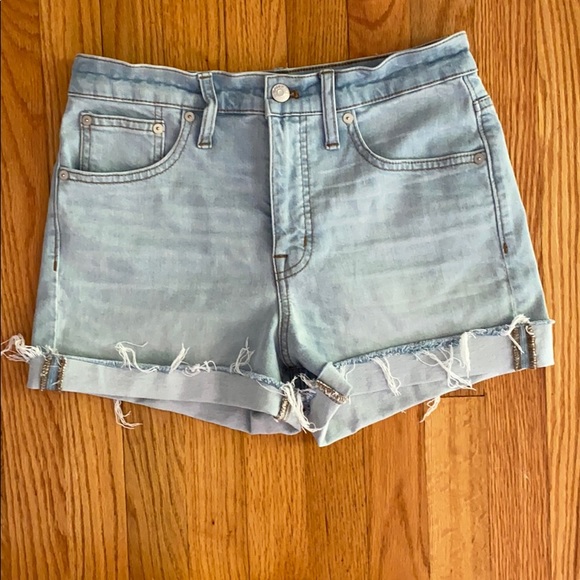 Madewell High Waisted Denim Shorts 27 - Picture 3 of 7